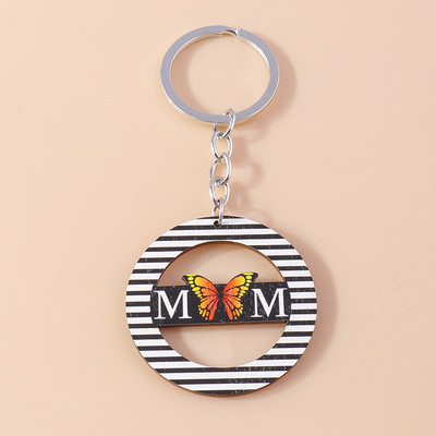 Värvilised päevalillest võtmehoidjad Puidust Vesitilk Ripatsid Võtmehoidjad Suveniirikingitused Naistele Meestele Käekott Võtmehoidjad Aksessuaarid