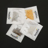 100-500 τεμ. 1,5-4 χιλιοστών Χάλκινη σφαίρα πτυχωτή τελική κουμπώματα θέση Stopper Spacer Beads For Diy Jewelry Making Findings Βραχιόλια Προμήθειες