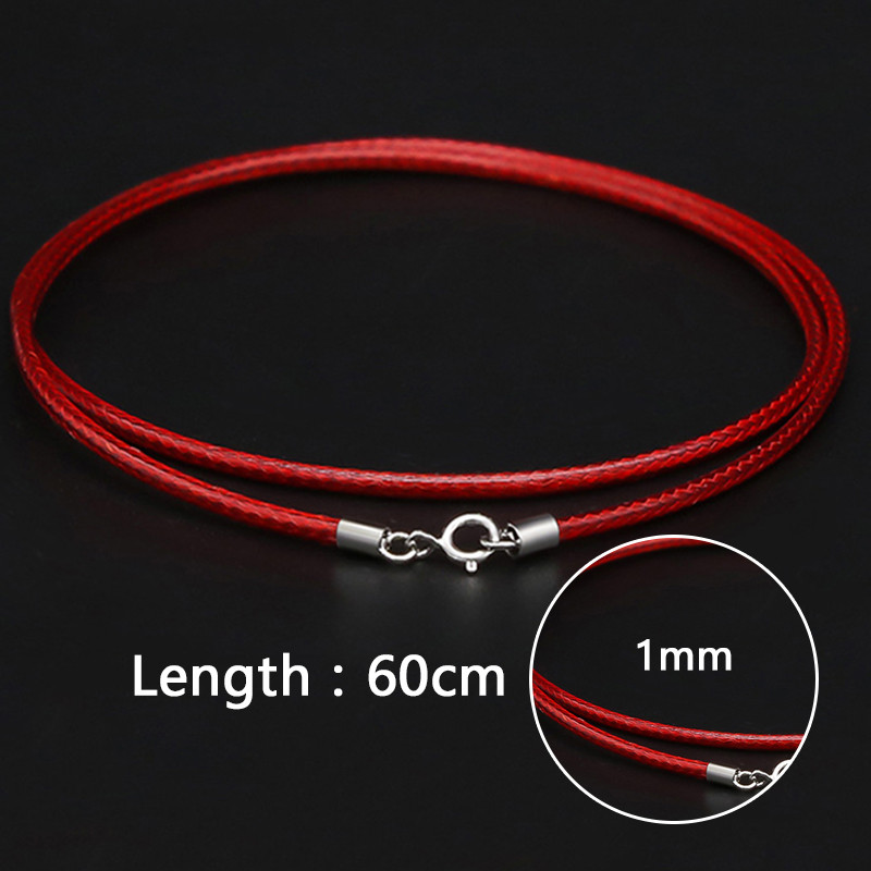 1-3 mm nahast vahatatud nöörist nahast kaelakee nöör roostevabast terasest homaari klambriga ühenduskett meeste naiste isetehtud ehted 41-60 cm