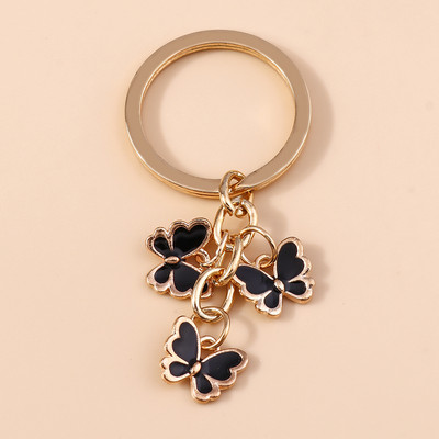 Brelocuri cu fluturi colorate drăguțe Brelocuri cu animale emailate Cadou suvenir pentru femei bărbați pandantive poșete Brelocuri accesorii bricolaj