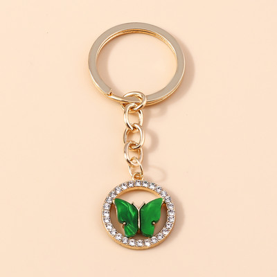 Brelocuri cu fluturi colorate drăguțe Brelocuri cu animale emailate Cadou suvenir pentru femei bărbați pandantive poșete Brelocuri accesorii bricolaj