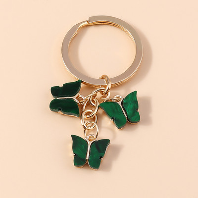 Brelocuri cu fluturi colorate drăguțe Brelocuri cu animale emailate Cadou suvenir pentru femei bărbați pandantive poșete Brelocuri accesorii bricolaj