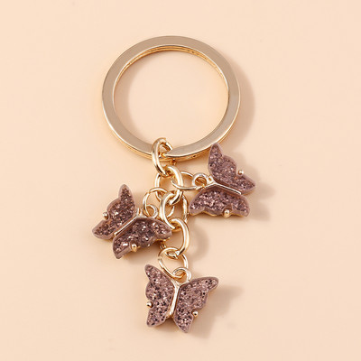 Brelocuri cu fluturi colorate drăguțe Brelocuri cu animale emailate Cadou suvenir pentru femei bărbați pandantive poșete Brelocuri accesorii bricolaj