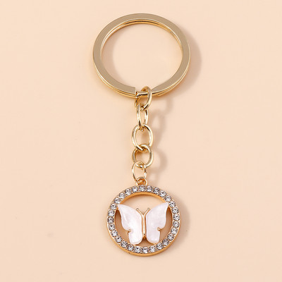 Brelocuri cu fluturi colorate drăguțe Brelocuri cu animale emailate Cadou suvenir pentru femei bărbați pandantive poșete Brelocuri accesorii bricolaj