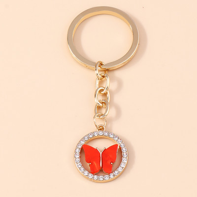 Brelocuri cu fluturi colorate drăguțe Brelocuri cu animale emailate Cadou suvenir pentru femei bărbați pandantive poșete Brelocuri accesorii bricolaj