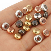 5 tk/partii Silikoonist vahehelmed ümmargused korgiga vaskhelmed DIY originaal amuletid käevõrud käevõrud ehete tegemiseks 7x4 mm