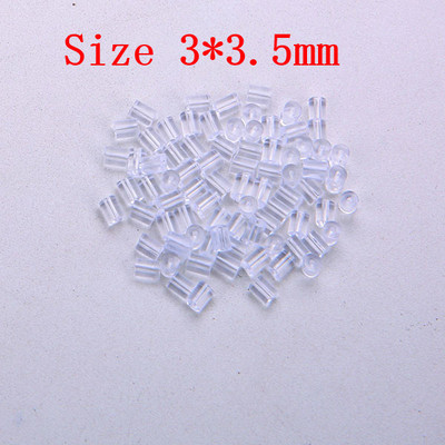 500db/tétel Gumi fülbevaló hátsó dugók szilikon füldugó blokkolt sapkák Fülbevaló háttámla barkács ékszer leletek készítéséhez