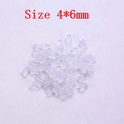 500db/tétel Gumi fülbevaló hátsó dugók szilikon füldugó blokkolt sapkák Fülbevaló háttámla barkács ékszer leletek készítéséhez