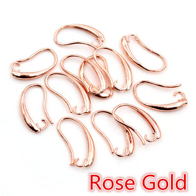 13x19mm 20tk Kvaliteetne must hõbedane kullatud messing Prantsuse kõrvarõngakonksud Traadi seadistused Alusseaded hulgimüük