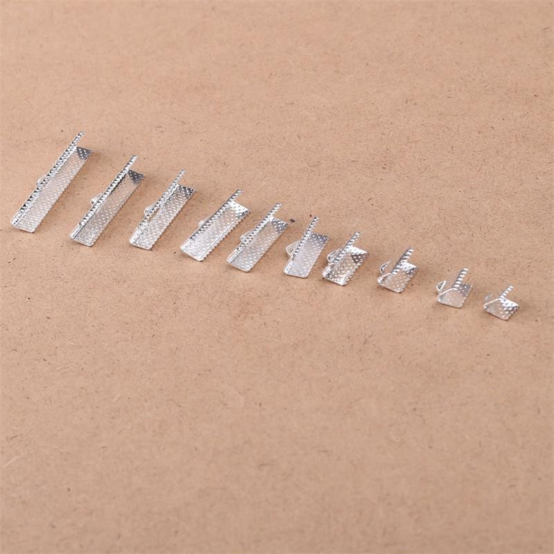 50db/tétel Szalagvégek Karkötő Könyvjelző Csípős szorítóbilincs Végleletek Vezetékvégek Rögzítők Csattok Bőrvégek Ékszerkészítés