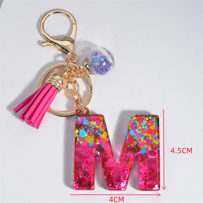 Punane gradient 26 tähega vaigust võtmehoidja lilla tähekillud Väikesed palliripatsid koolikoti kaunistused auto võtmehoidja naistele kingitused