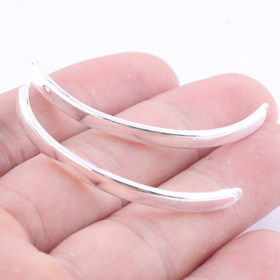 10db aranyozott fém karkötő oldalsó rudak barkács karkötők karperec ívek ékszerkészítéshez