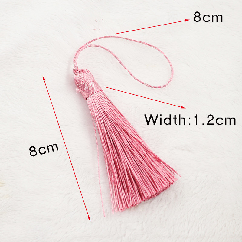 5-10 τμχ 8+8 εκ. Κρεμαστό κρεμαστό με φούντα βαμβακερό μετάξι με φούντα Χειροτεχνία Χειροποίητα DIY Κατασκευή κοσμημάτων Εύρεση Αξεσουάρ