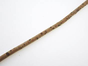 Δερμάτινο κορδόνι από φελλό 3mm Ραμμένο κομμάτι από φυσικό φελλό Στρογγυλό πορτογαλικό δέρμα φελλού