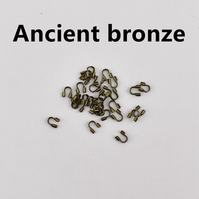 100 tk/partii 4,5x 4 mm traatkaitsed Kaitsmed Kaitsmed Aasad U-kujulised pistikud Aksessuaarid ehete jaoks Ehete tegemine