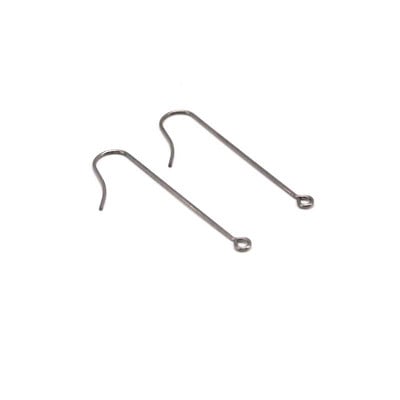 20db/tétel 316 Hipoallergén rozsdamentes acél egyszerű fülbevaló kampós kapcsok Füldrót barkács fülbevaló leletek ékszerkészítési kellékekhez