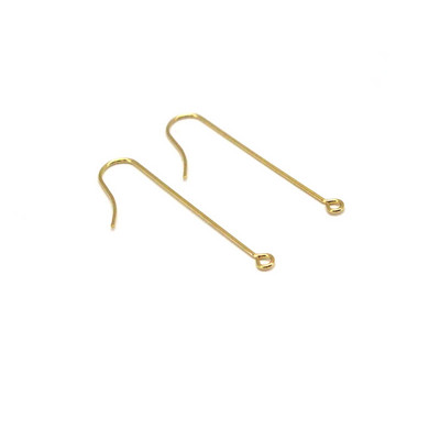 20db/tétel 316 Hipoallergén rozsdamentes acél egyszerű fülbevaló kampós kapcsok Füldrót barkács fülbevaló leletek ékszerkészítési kellékekhez