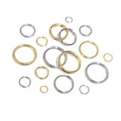 50/100 kom/lot 4-12 mm otvoreni dvostruki prstenovi od nehrđajućeg čelika za ključeve, dvostruki razdvojeni prstenovi, konektori DIY zanatska izrada nakita