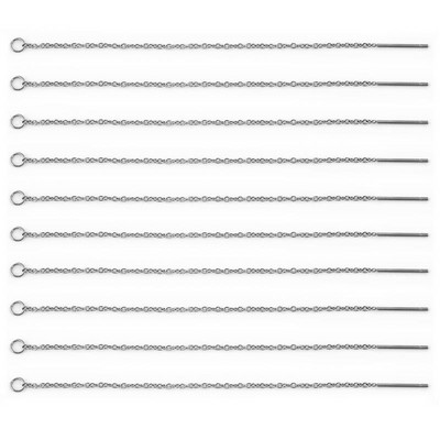 10kom zlatni dugi lanac s resicama Viseće naušnice od nehrđajućeg čelika Linija uha Lanac za naušnice Dodaci za DIY izradu nakita Nalazi