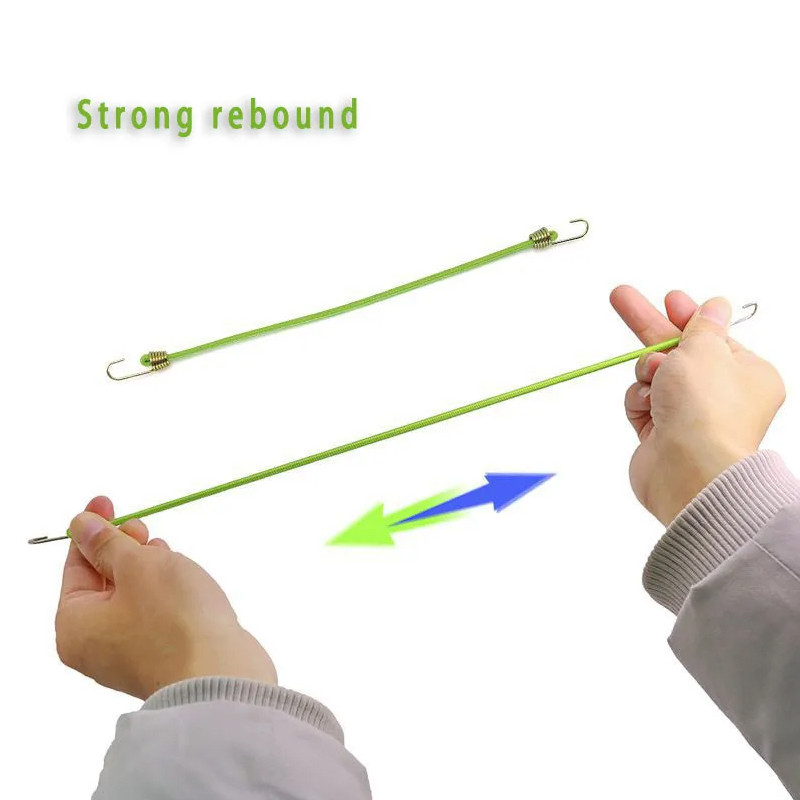 Heavy Duty Elastic Rope Elastic Bungee Cords Κορδόνι αποσκευών 25-30cm Tow Bungee Child Cycling Stretch Pull Strap Tow Fixed Rope