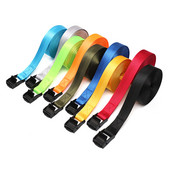 Ιμάντες φορτίου με 5 μέτρα πόρπη για μοτοσικλέτα αυτοκινήτου με μεταλλικό σχοινί ρυμούλκησης ισχυρή ζώνη καστάνιας για τσάντα αποσκευών