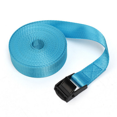 Ιμάντες φορτίου με 5 μέτρα πόρπη για μοτοσικλέτα αυτοκινήτου με μεταλλικό σχοινί ρυμούλκησης ισχυρή ζώνη καστάνιας για τσάντα αποσκευών