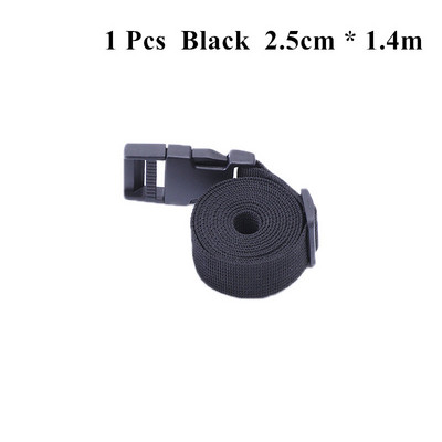 Ιμάντες φορτίου 1,4M με πόρπη για ποδήλατο μοτοσικλέτας αυτοκινήτου με σχοινί ρυμούλκησης πόρπης PP Ισχυρή ζώνη πόρπης για τσάντα αποσκευών