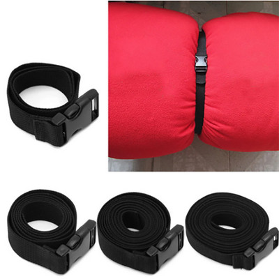 1pc 50cm/100cm/200cm/300cm Outdoor Travel Tied Backpack Luggage Sleeping Bag Long Lash Strap Release Buckle