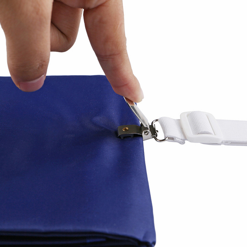 2tk Reguleeritav elastne madratsi kate nurgahoidja klamber voodilina kinnitused rihmad haaratsid rippuvad nöör konks aas klambrid 35