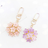 Υπέροχα Χρυσάνθεμα Λουλούδια Μπρελόκ Χειροποίητο Μόδα Πολύχρωμη μαργαρίτα Τσάντα αυτοκινήτου Μπρελόκ Κρεμαστό Διακόσμηση Δημιουργικά δώρα