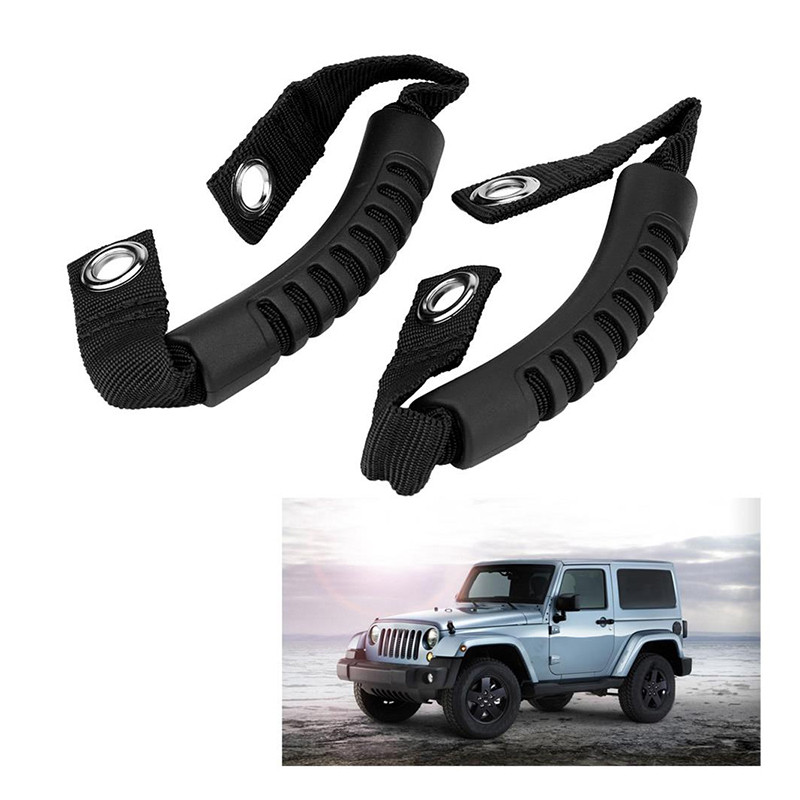 1vnt automobilio griebimo rankena, skirta Jeep Wrangler YJ TJ JK JL JKU 1987-2018 rankenos traukimo tabulė Auto salono saugos turėklų priedai