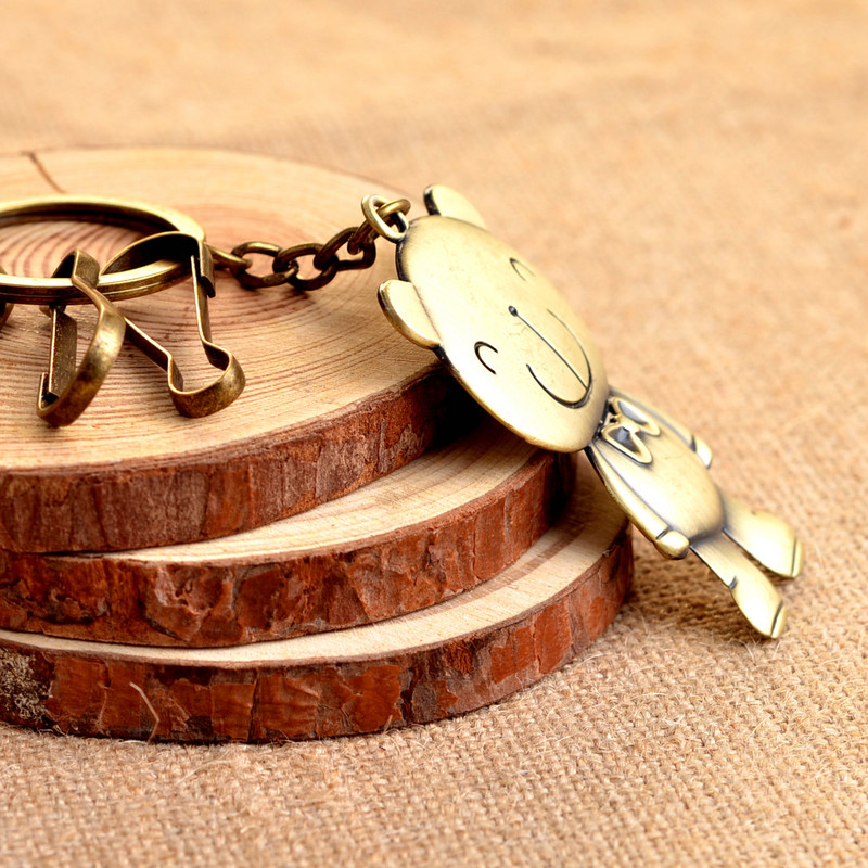 Medvjedić Privjesak za ključeve Hot Sale Brončani metalni privjesak za automobile Privjesak za ključeve Privjesak za ključeve Medo Torba Privjesak za muškarce Žene Poklon #17220