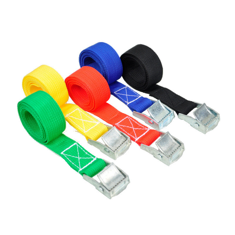 2.5mx25mm frânghie de tensionare a mașinii Cureaua de legare cu clichet puternică Geanta de bagaje pentru mașină Curea de ancorare pentru încărcătură Aliaj de zinc Nailon de zinc 8 culori