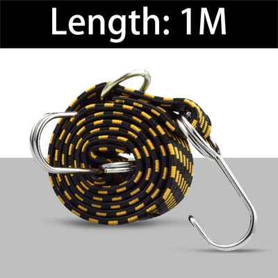 Elastikud Kummist pagasi köis nööri konksud jalgrattad nöör köis pagasi katuseraami rihm Fikseeritud riba konks Jalgratta mootorratta tarvikud