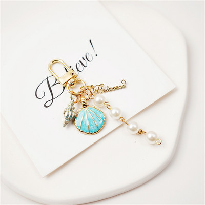 Armas pärlikarp võtmehoidja ripats Mood võlu metallist ehted Aksessuaarid Naiste kott Ornament võtmehoidja väike kingitus