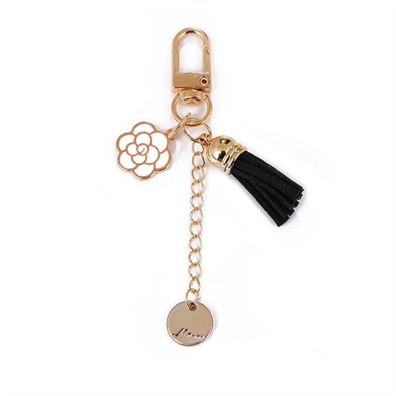 Jaapani magusad nipsasjad Võtmehoidja Pandlaga Tutt Kott Rippuvad Aksessuaarid Romantika peen auto võtmehoidja Parim kingitus naistele