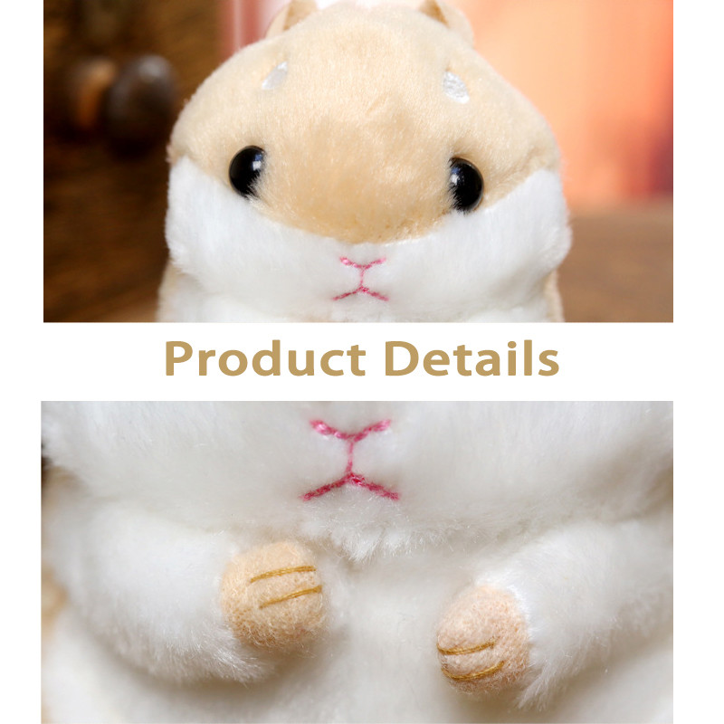 Mini plüüsist hamstri võtmehoidjad Mänguasjad Täidisega hamstrite kunstküüliku karusnahast pompon kohevad nipsasjakesed auto käekoti ripats võtmehoidja sõrmuse hoidik