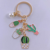 Armas võtmehoidja Päikesekaktus Lilled Võtmehoidja Kiri Taimed Võtmehoidjad Kõrbekingid Naistele Meestele Koti Aksessuaar DIY Käsitsi valmistatud ehted