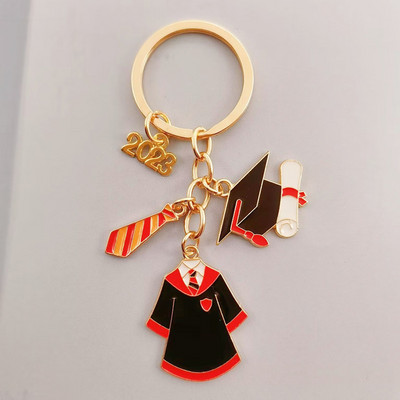 2023. aasta koolilõpukleidi müts Võtmehoidja sõrmus Üliõpilastele Naiste Ehted Isikupärastatud aksessuaarid Moodripatsid Kingitused igavesti