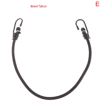 1 τμχ βαρέως τύπου ελαστικό bungee σοκ κορδόνι τεντωμένο πλαστικό άγκιστρο αυτοκίνητο μοτοσικλέτας σκηνή αποσκευών καγιάκ σκάφος κανό ποδήλατα με σχοινί