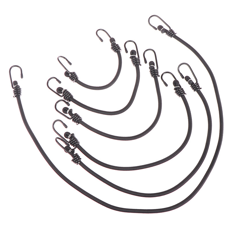 1 τμχ βαρέως τύπου ελαστικό bungee σοκ κορδόνι τεντωμένο πλαστικό άγκιστρο αυτοκίνητο μοτοσικλέτας σκηνή αποσκευών καγιάκ σκάφος κανό ποδήλατα με σχοινί