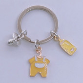 Χαριτωμένο σμάλτο μπρελόκ για μωρά μπιμπερό μωρό ρούχα πιπίλα μωρό μπρελόκ μωρό μπρελόκ δώρο γονέα DIY χειροποίητο κόσμημα