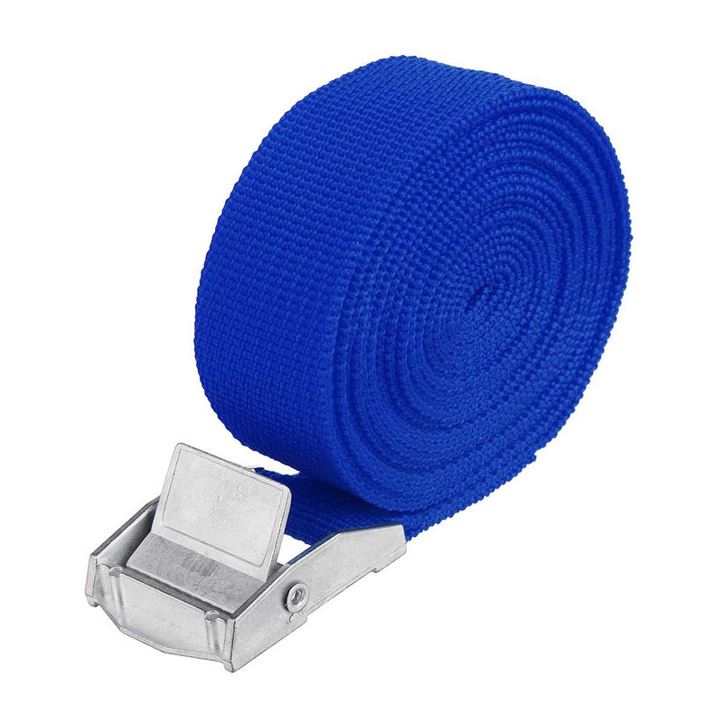 2,5mx25mm autó feszítő kötél rögzítő pánt erős racsnis öv autós csomagtartó táska teherrögzítő heveder cink ötvözet cink nejlon 5 szín