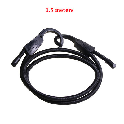 Σχοινί πόρπης πρόσδεσης αποσκευών 1,5M με ρυθμιζόμενο ελαστικό ιμάντα για ταξίδια με μοτοσικλέτα
