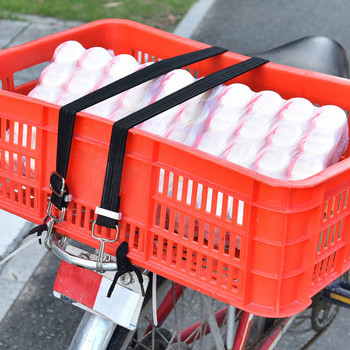 2M Еластични каишки за планински велосипед Велосипед Куки за въже за багаж Силна еластичност Удобни за носене Колани за опъване на открито