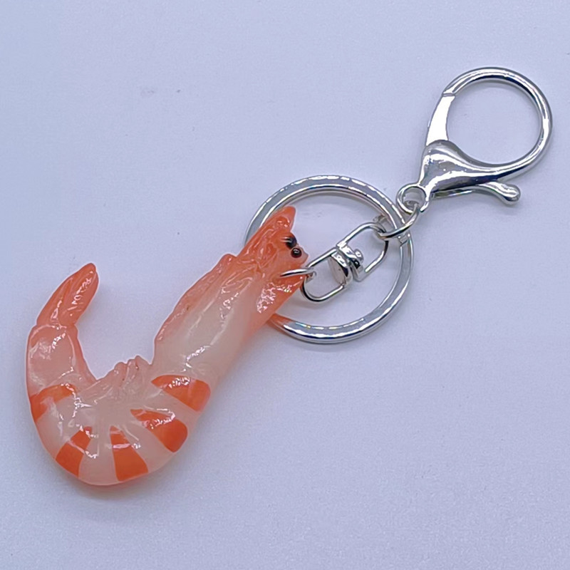 Uus huvitav vaigu imitatsiooniga homaari võtmehoidja võtmehoidja toidu merelooma võtmehoidja meeste ja naiste autokoti ripats