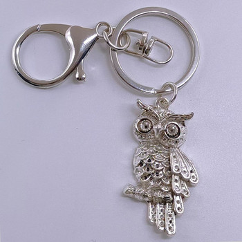 Hot Sale Νέο Χρώμα Diamond Owl Series Alloy Γυναικεία τσάντα μπρελόκ Διακοσμητικό δώρο κλειδιού αυτοκινήτου