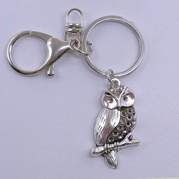 Hot Sale Νέο Χρώμα Diamond Owl Series Alloy Γυναικεία τσάντα μπρελόκ Διακοσμητικό δώρο κλειδιού αυτοκινήτου