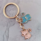 Puikus emalinis raktų pakabukas Sun Rainbow Cloud raktų pakabukas Moteriškos vyriškos rankinės aksesuarai DIY papuošalai dovanos