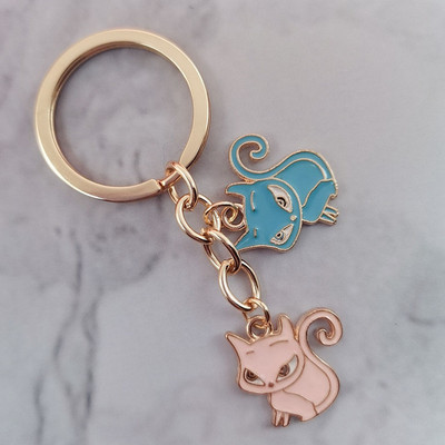 Puikus emalinis raktų pakabukas Sun Rainbow Cloud raktų pakabukas Moteriškos vyriškos rankinės aksesuarai DIY papuošalai dovanos